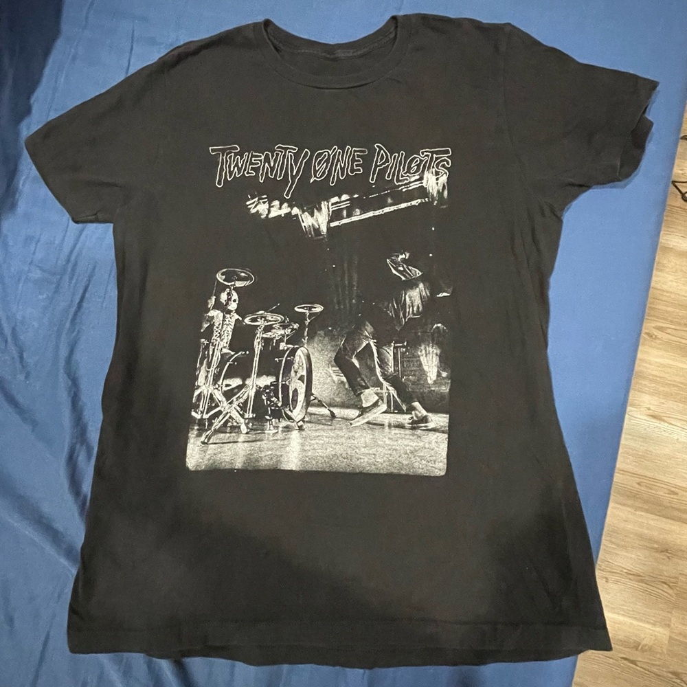 Twenty One Pilots Black Graphic T-Shirt